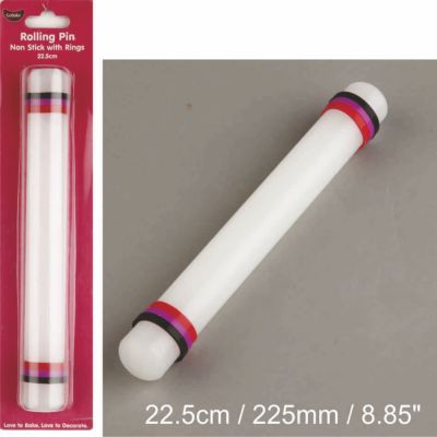 Small Rolling Pin with Rings